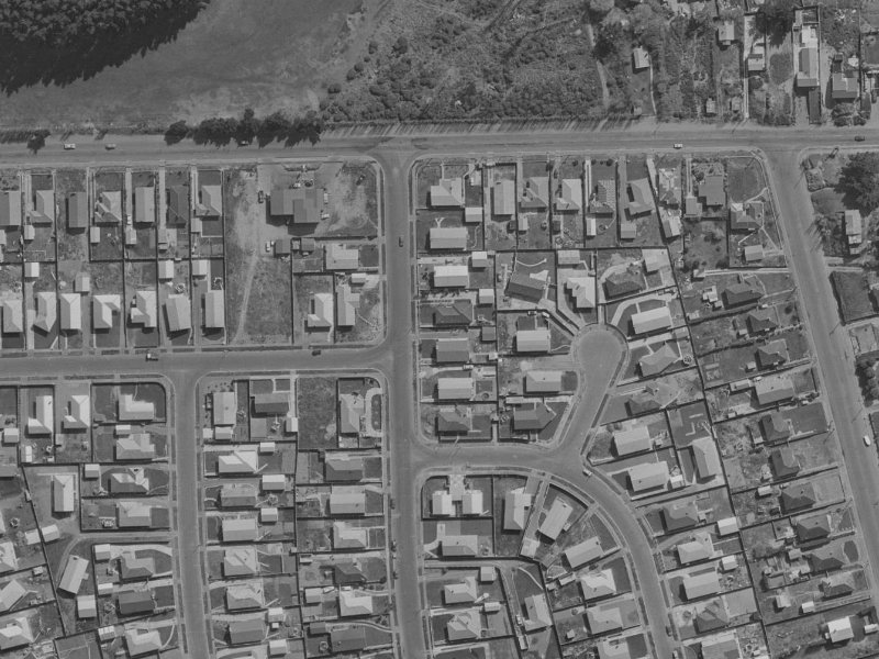 130 Effingham Street from the air, 1970-1974