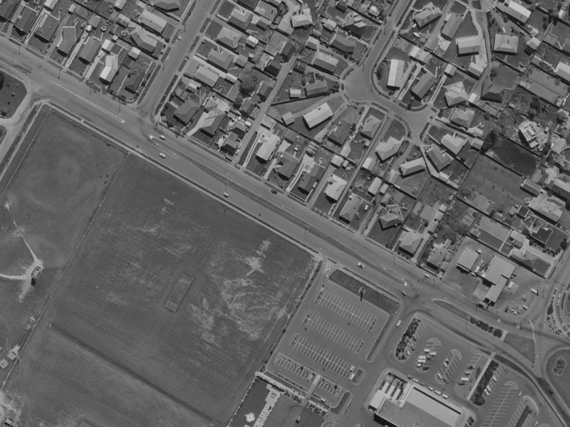 340 Harewood Road from the air, 1970-1974