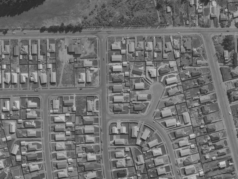 128 Effingham Street from the air, 1970-1974