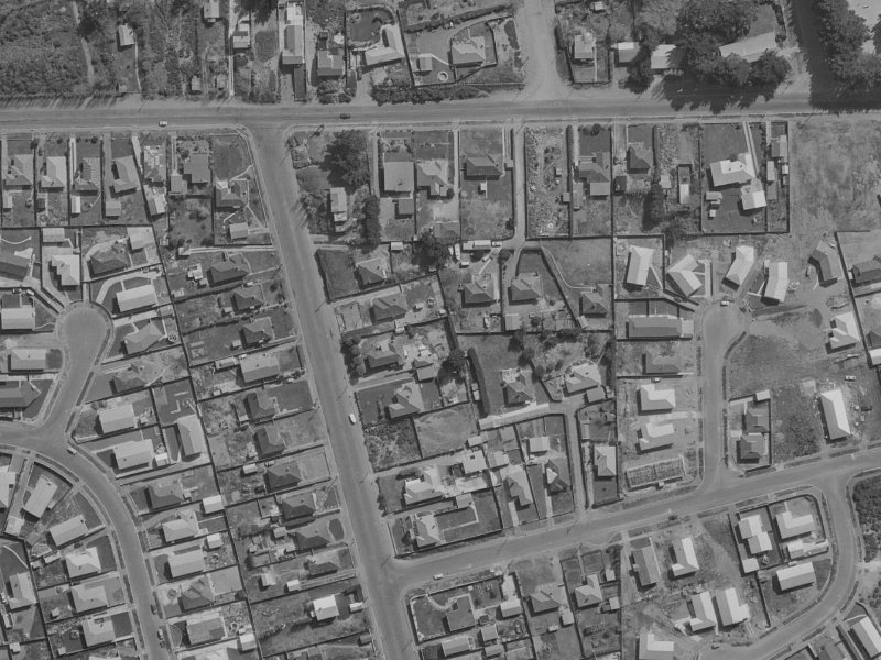 169 Bower Avenue from the air, 1970-1974