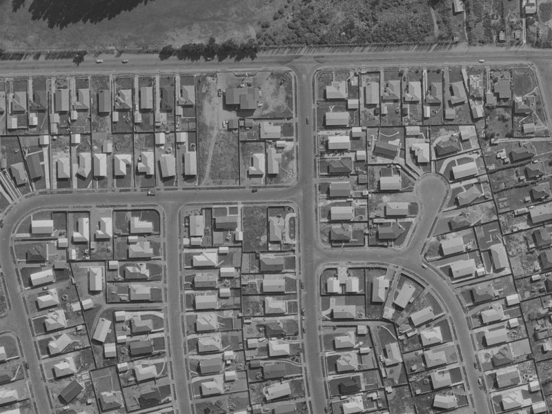 5A Pegasus Avenue from the air, 1970-1974