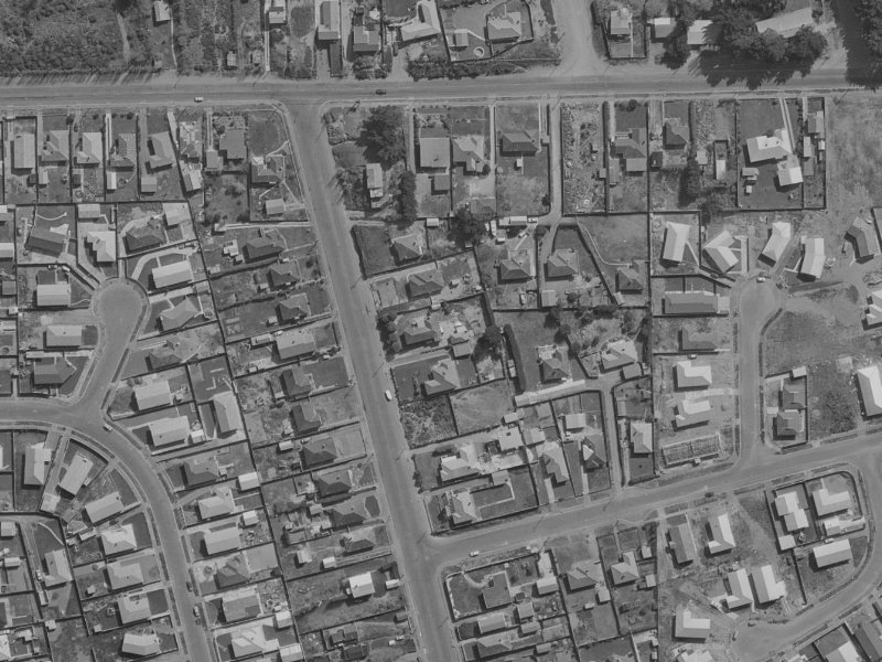 23 Britannia Street from the air, 1970-1974
