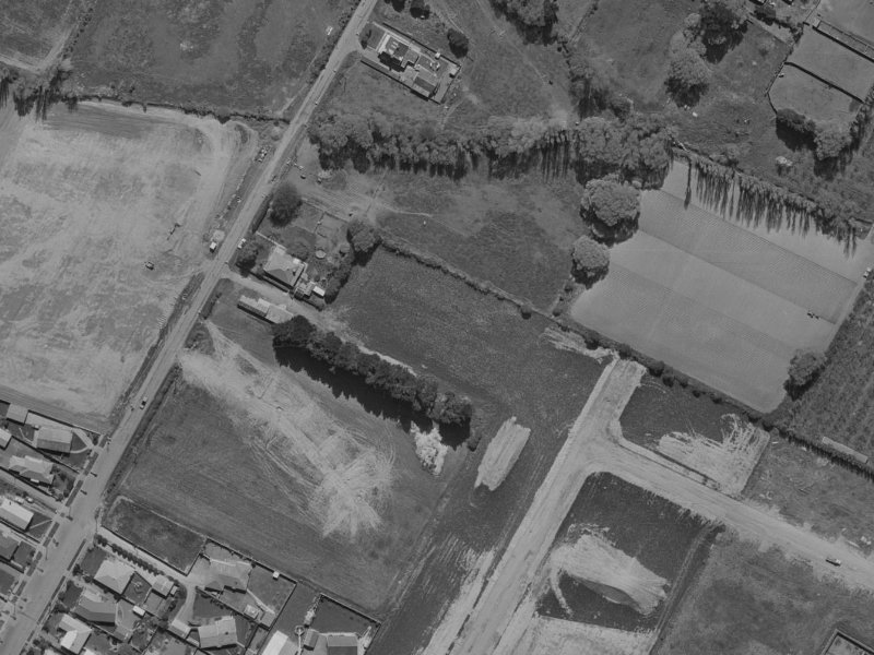 Oaktree Lane from the air, 1970-1974