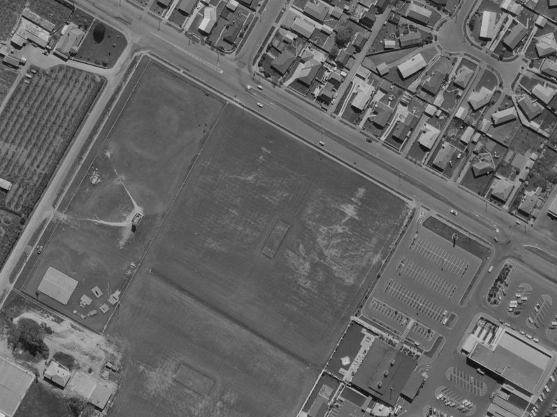 345 Harewood Road from the air, 1970-1974