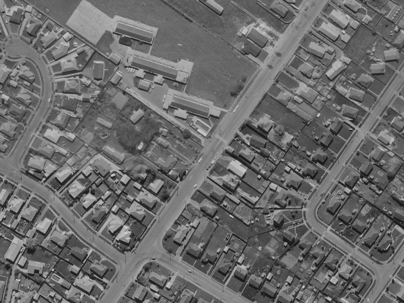 463 Greers Road from the air, 1970-1974