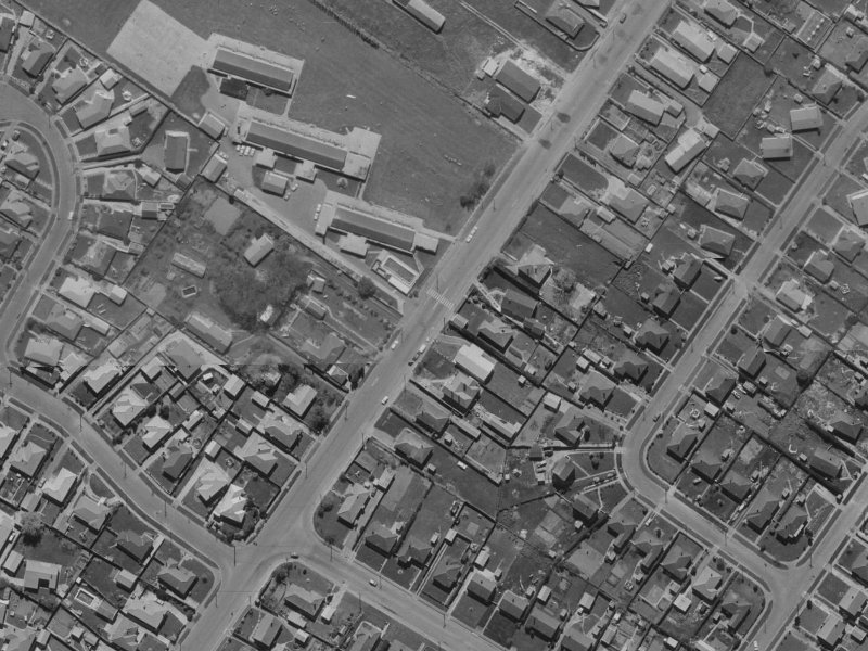 450A Greers Road from the air, 1970-1974