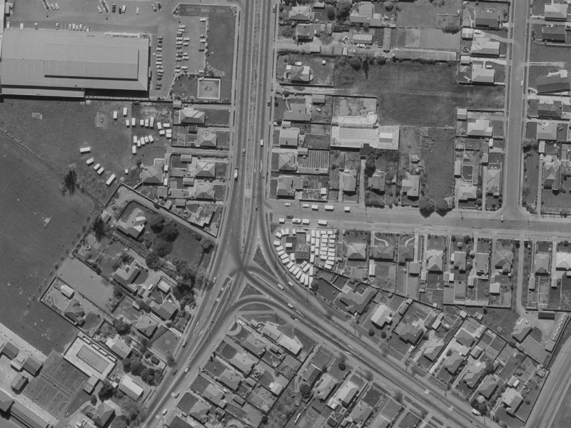 5–7 Winters Road from the air, 1970-1974