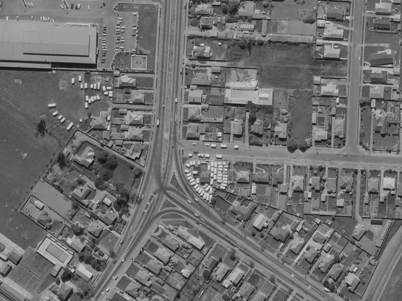 162 Main North Road from the air, 1970-1974