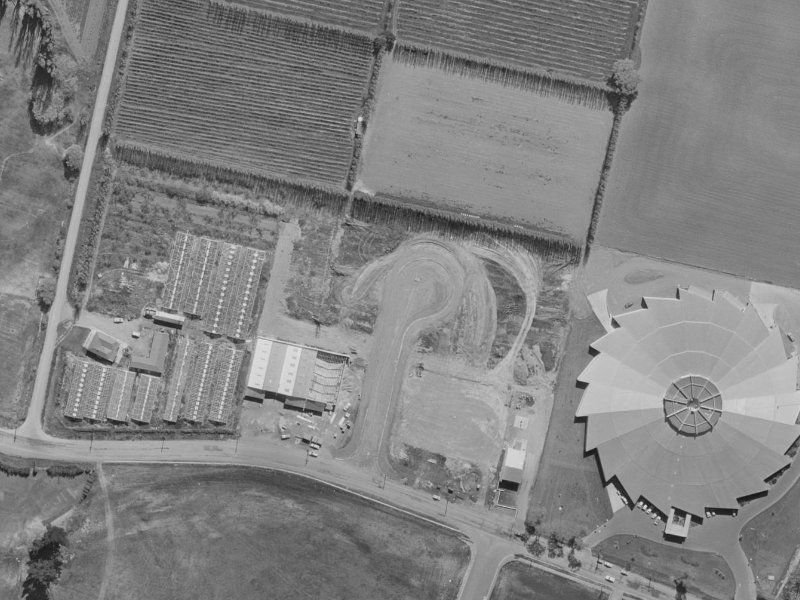 Holt Place from the air, 1970-1974
