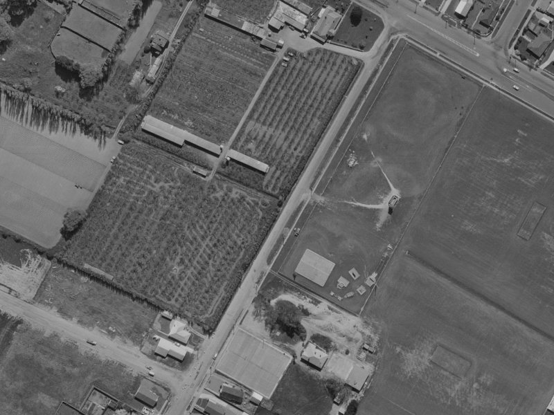 54 Leacroft Street from the air, 1970-1974