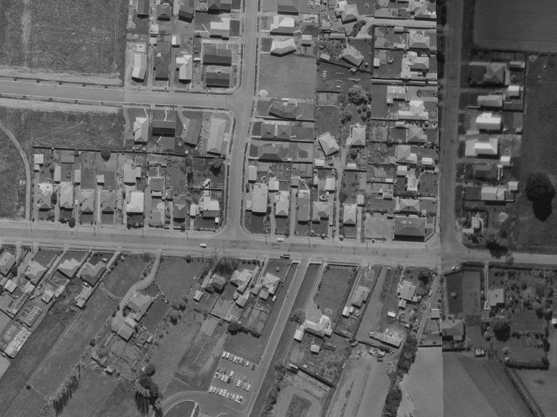 87 Winters Road from the air, 1970-1974