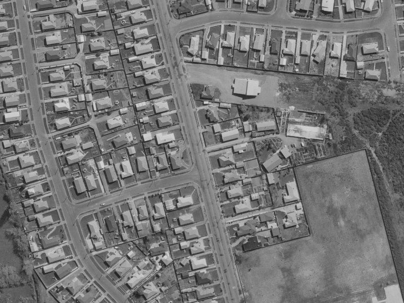 204 Burwood Road from the air, 1970-1974
