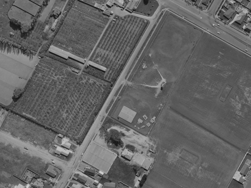 50 Leacroft Street from the air, 1970-1974