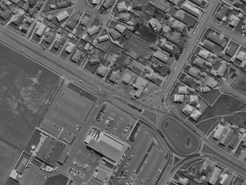 322 Harewood Road from the air, 1970-1974