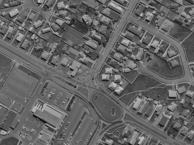 2E Highsted Road from the air, 1970-1974