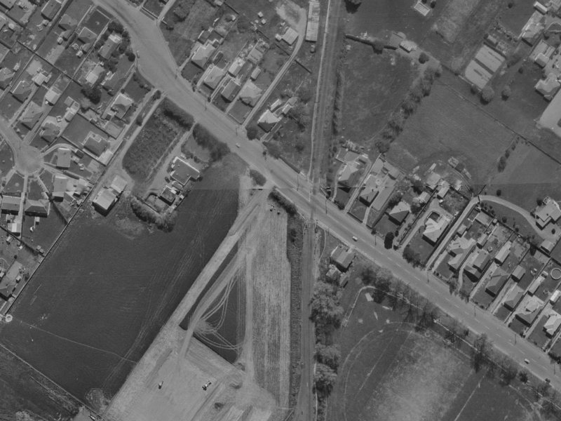 97 Sawyers Arms Road from the air, 1970-1974