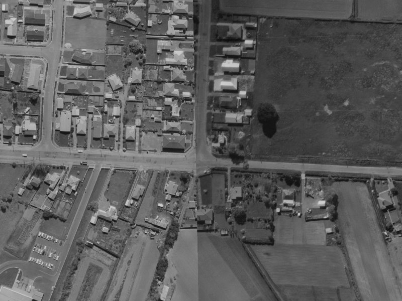 3 Grimseys Road from the air, 1970-1974
