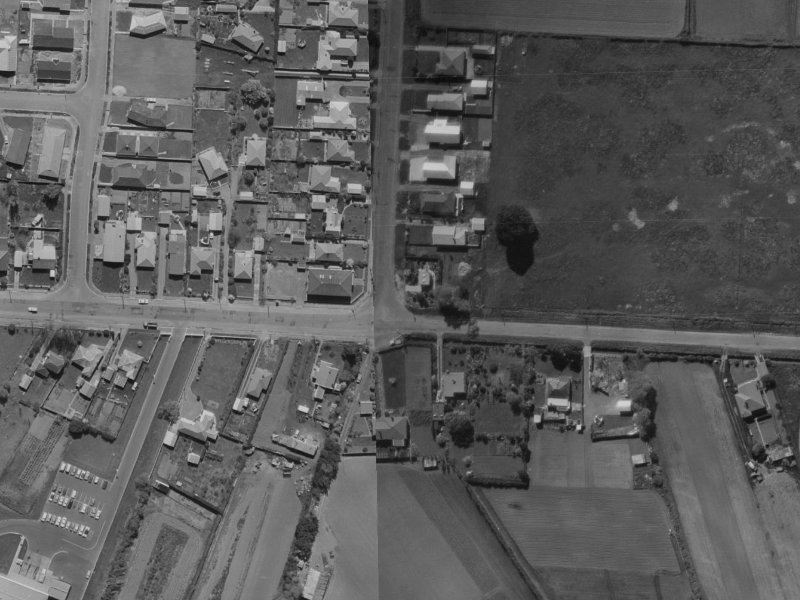 2 Grimseys Road from the air, 1970-1974