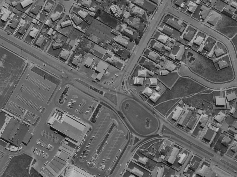 260 Harewood Road from the air, 1970-1974