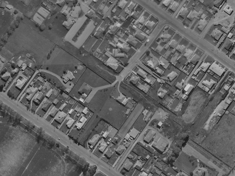 19 Nyoli Street from the air, 1970-1974