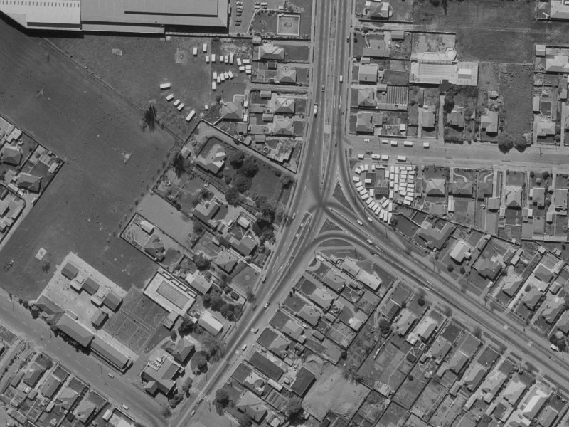 147 Main North Road from the air, 1970-1974