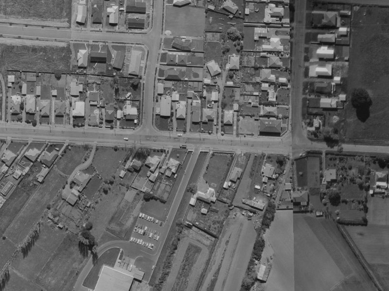 88 Winters Road from the air, 1970-1974