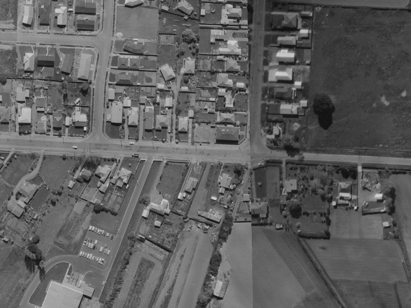 102 Winters Road from the air, 1970-1974
