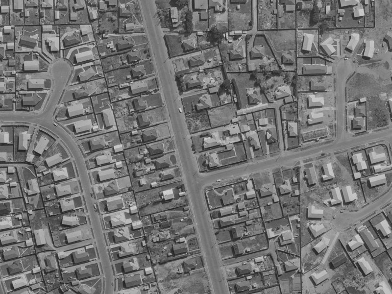 33 Britannia Street from the air, 1970-1974