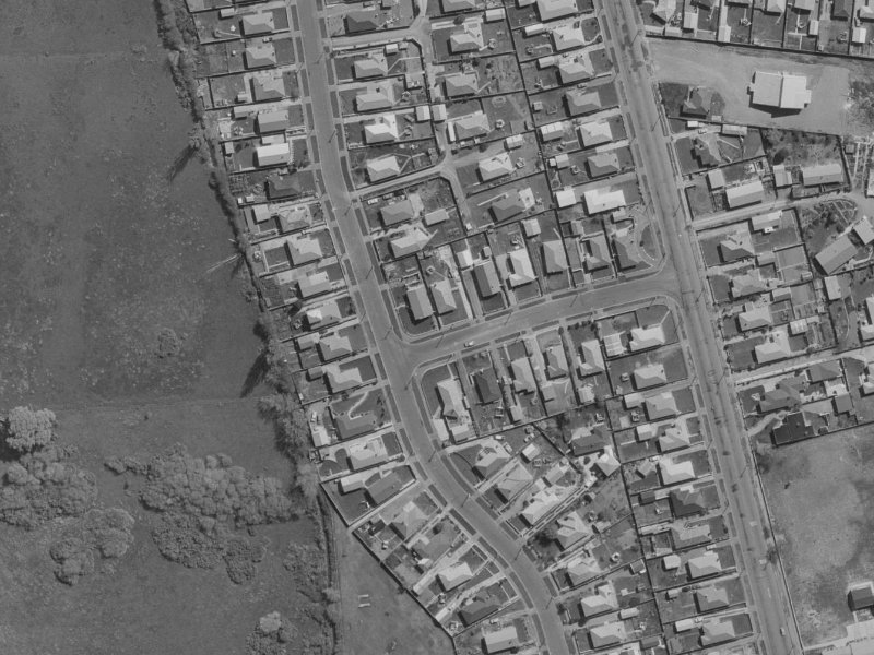 12 Newhaven Street from the air, 1970-1974