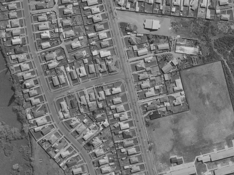 191 Burwood Road from the air, 1970-1974