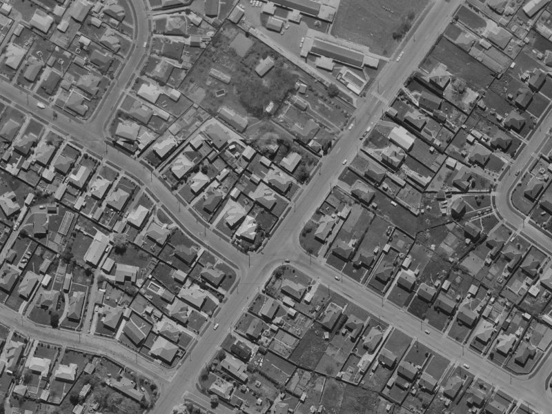 449 Greers Road from the air, 1970-1974
