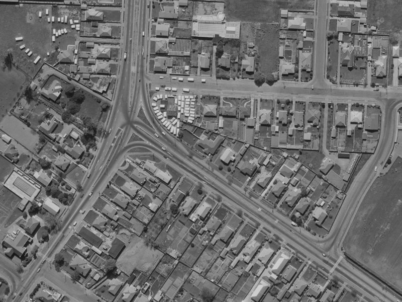 556 Cranford Street from the air, 1970-1974