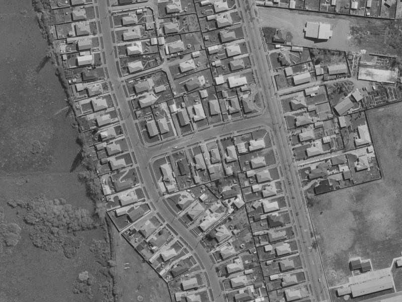 Newhaven Street from the air, 1970-1974