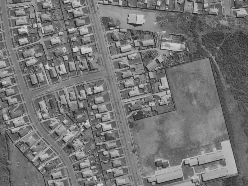 189 Burwood Road from the air, 1970-1974