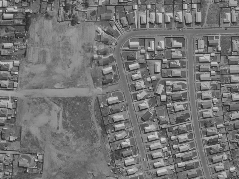 31 Philomel Street from the air, 1970-1974