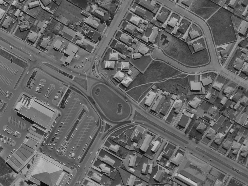 258 Harewood Road from the air, 1970-1974