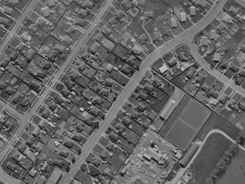 21 Morrison Avenue from the air, 1970-1974