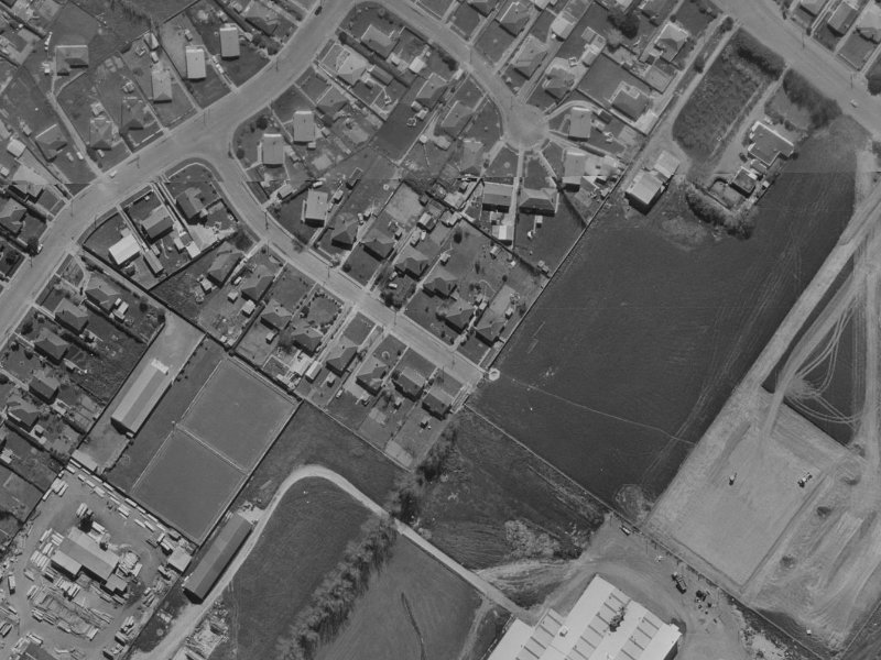 13 Boyne Avenue from the air, 1970-1974