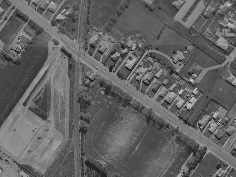79 Sawyers Arms Road from the air, 1970-1974