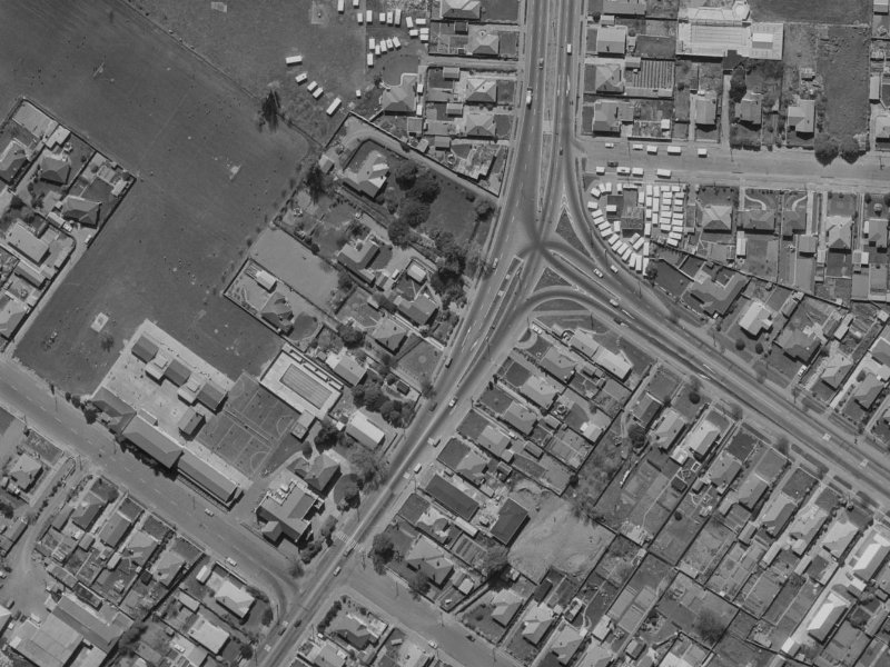 143 Main North Road from the air, 1970-1974