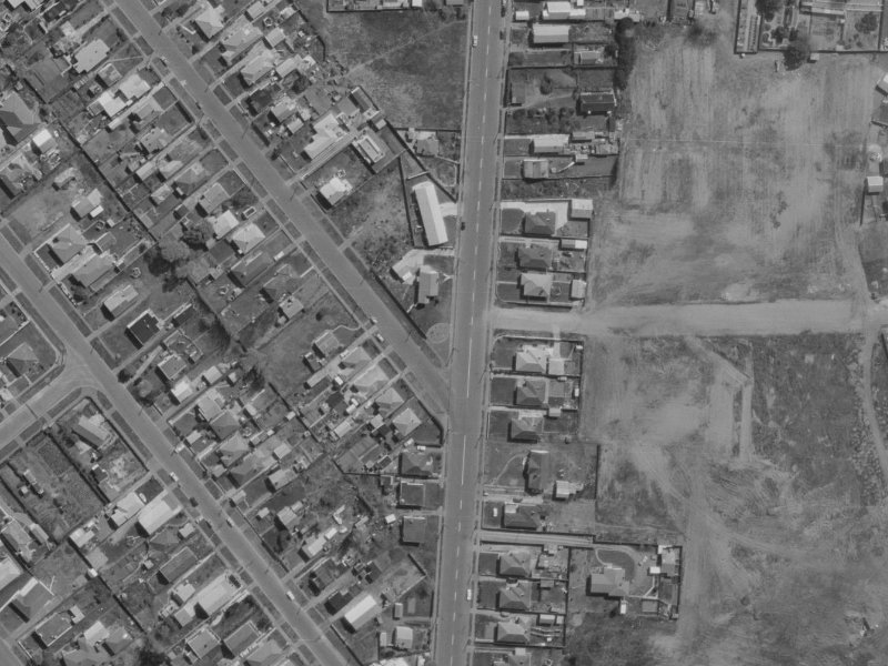 333 Bower Avenue from the air, 1970-1974