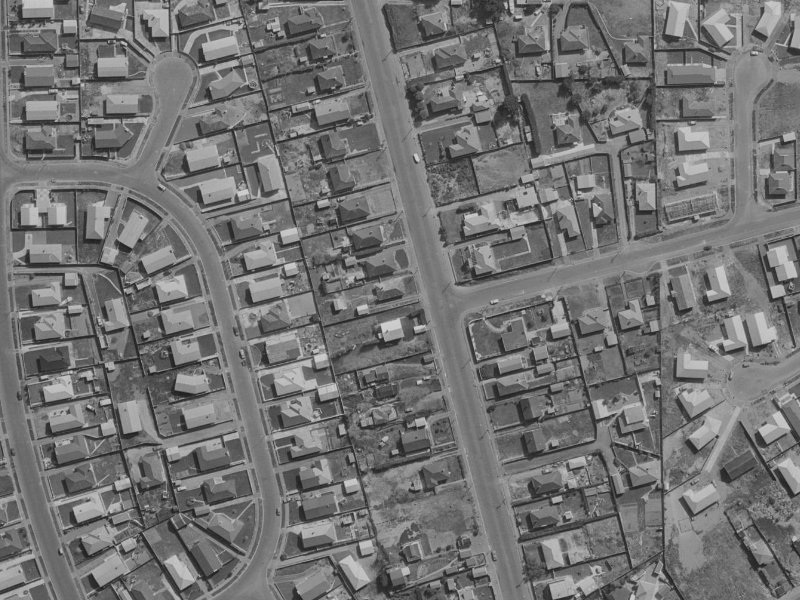 40 Britannia Street from the air, 1970-1974