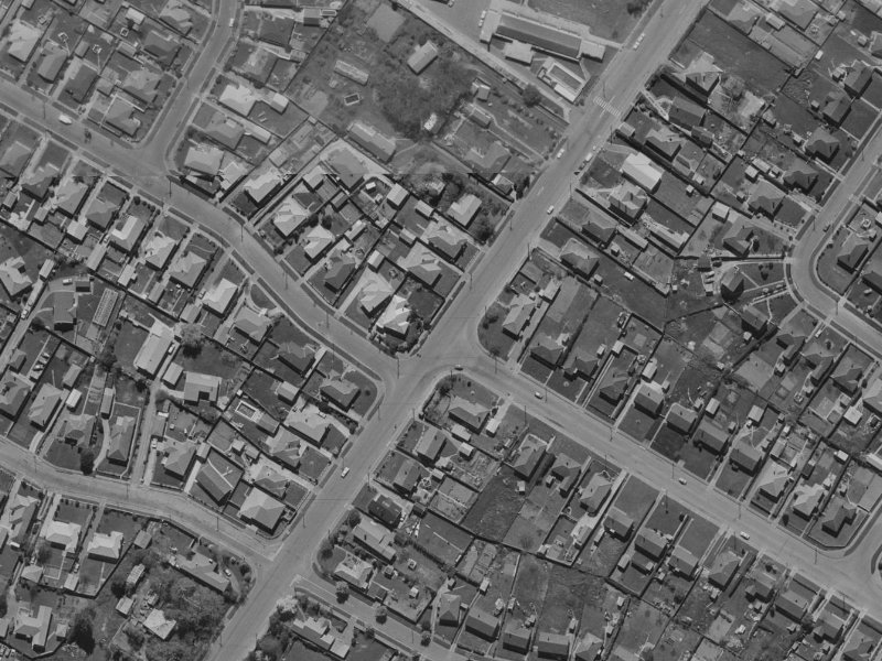 447 Greers Road from the air, 1970-1974
