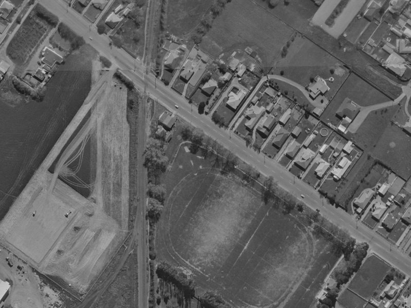 82 Sawyers Arms Road from the air, 1970-1974