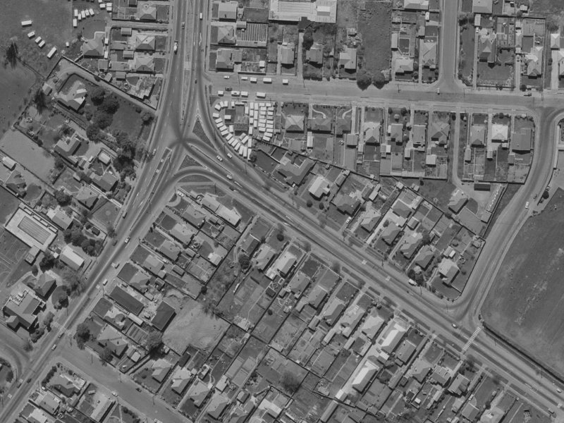 559 Cranford Street from the air, 1970-1974
