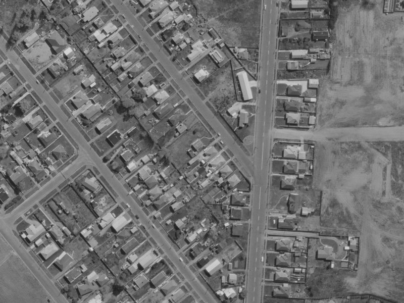 36A Pinewood Avenue from the air, 1970-1974