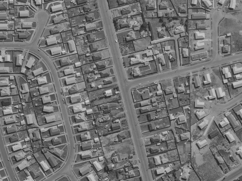 42 Britannia Street from the air, 1970-1974
