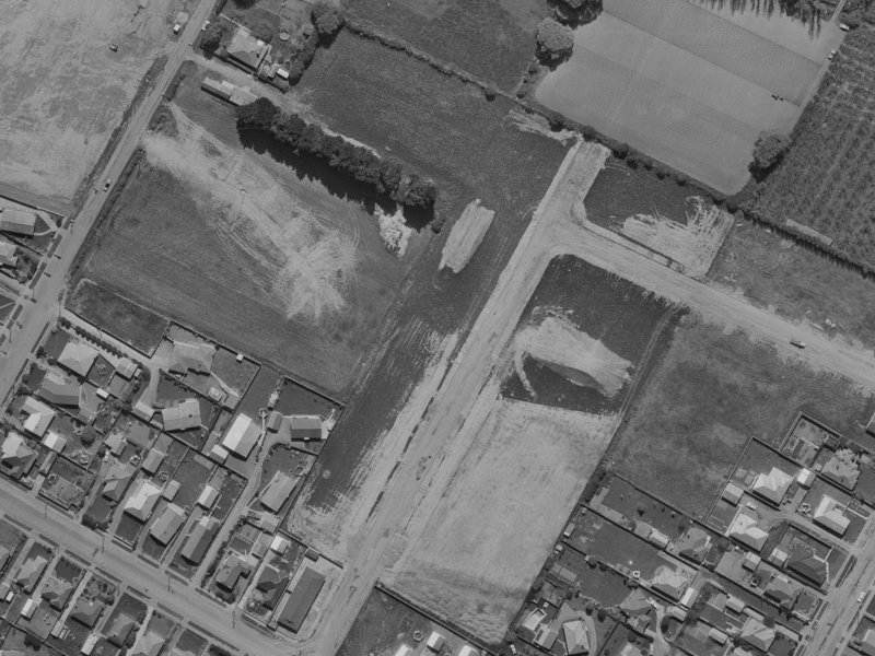 19 Melville Street from the air, 1970-1974
