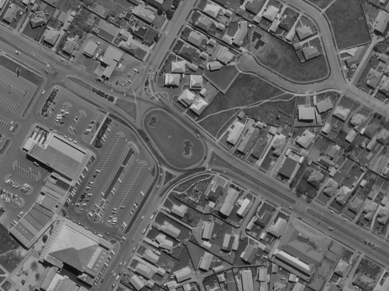 254 Harewood Road from the air, 1970-1974