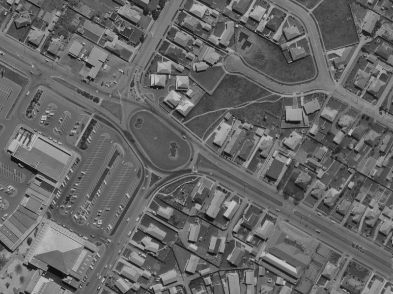 252B Harewood Road from the air, 1970-1974